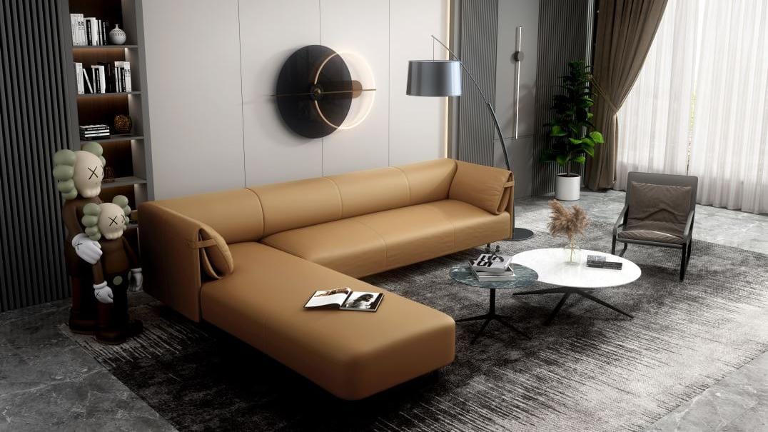 leather sofa
