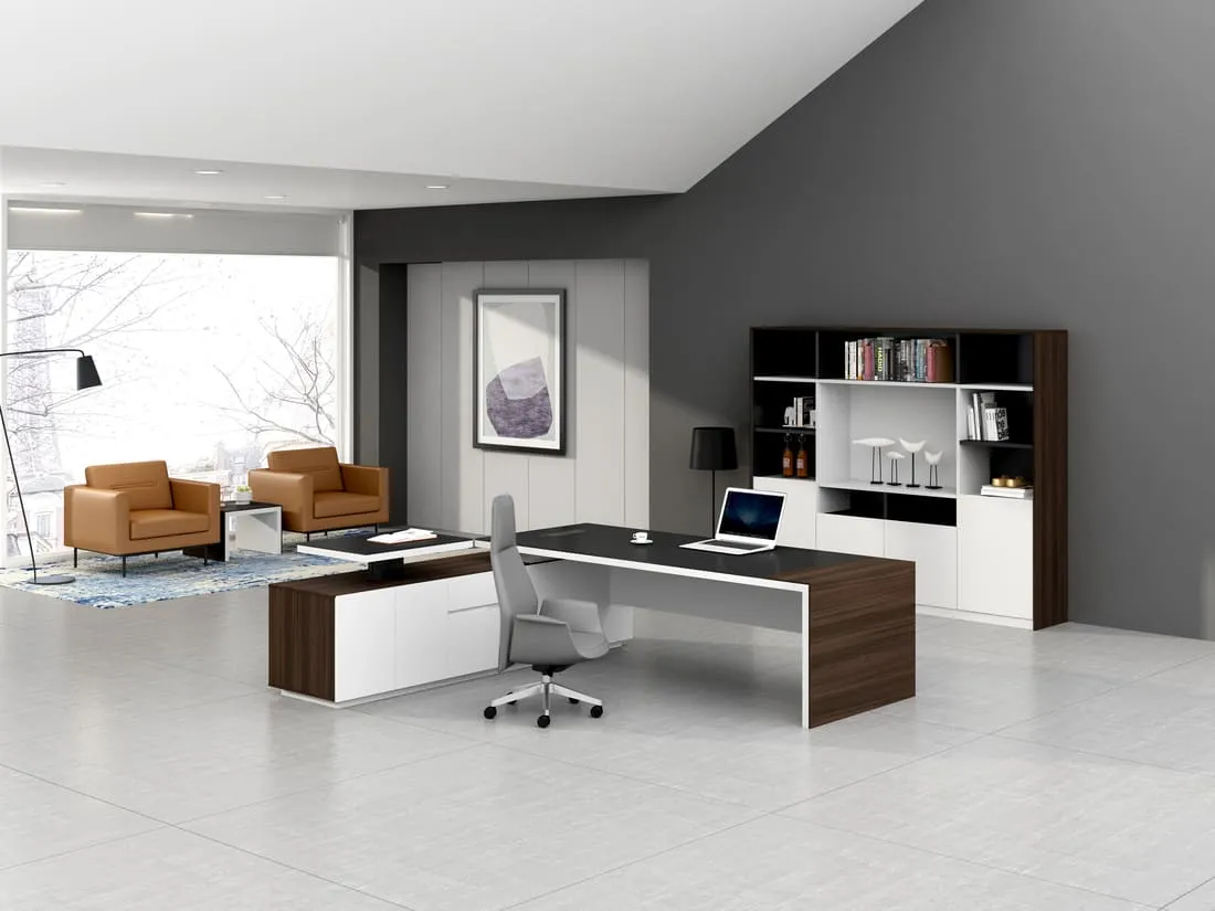 Mesa executiva em formato L da Wittes