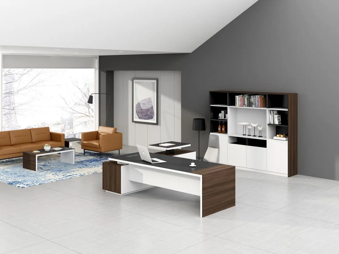 Mesa executiva em formato L da Wittes