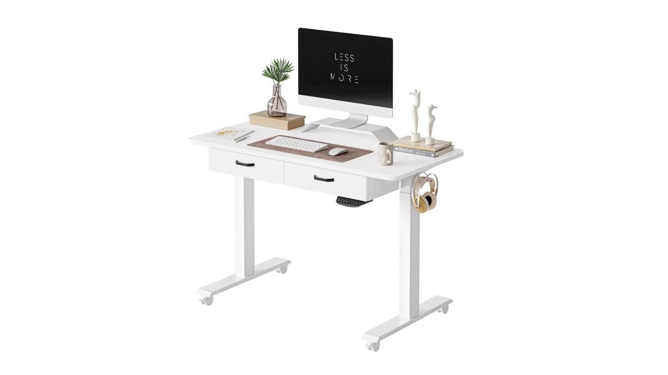 FEZIBO Standing Desk with Drawer
