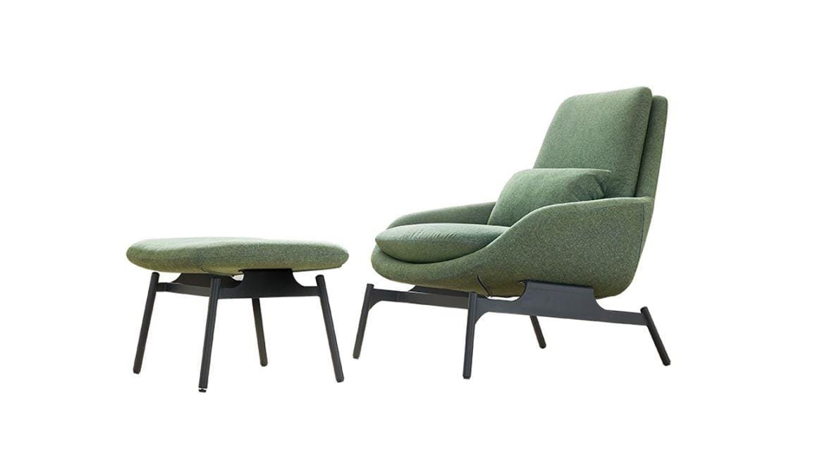Meet&Co Rose Lounge Chair and Ottoman