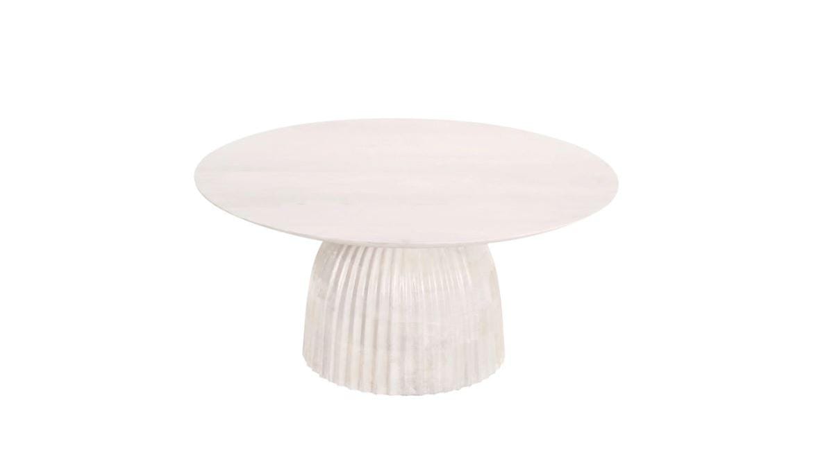 Joss & Main Clara Scalloped Coffee Table