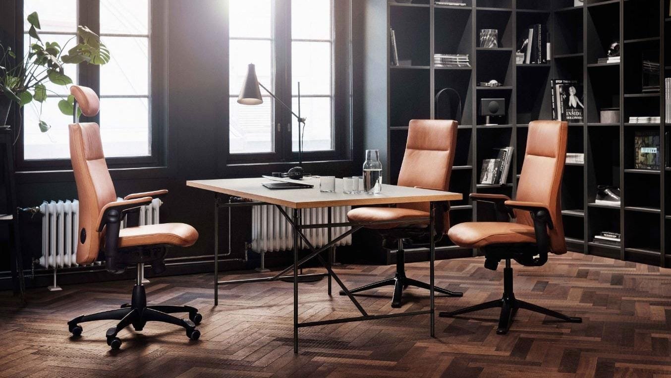 HÅG leather chair