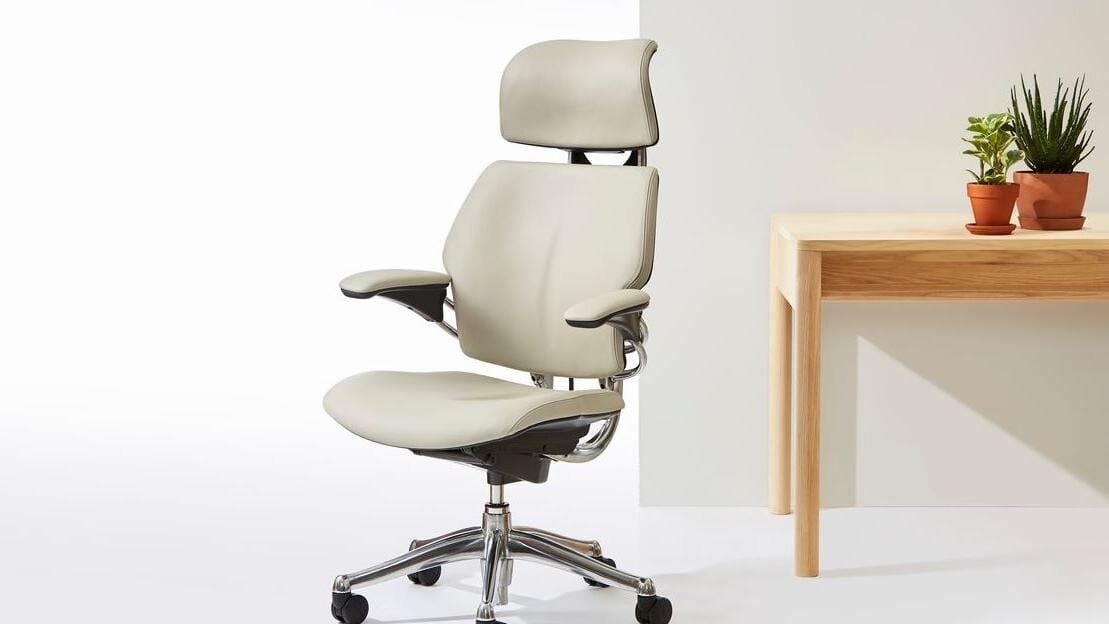 Humanscale leather chair