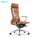 Meet&Co Brown Leather Chair