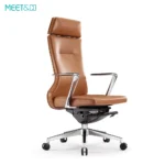 Meet&Co Brown Leather Chair