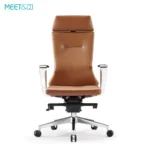 Meet&Co Brown Leather Chair