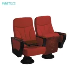 2 person auditorium chair red