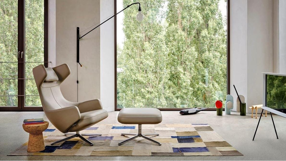 Vitra leather chair