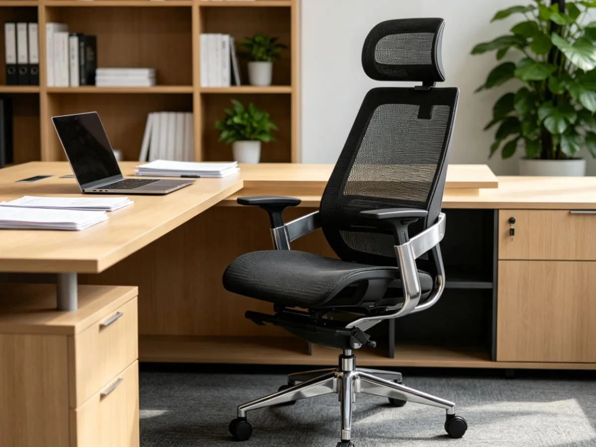 Cadeira Ergonômica de Tela Mesh Meet&Co 2