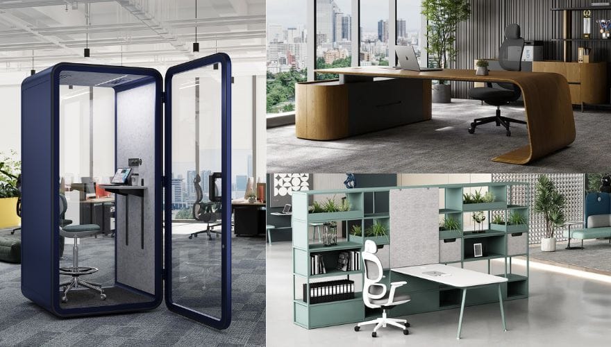 Meet&Co furniture office pod executive desk office desk