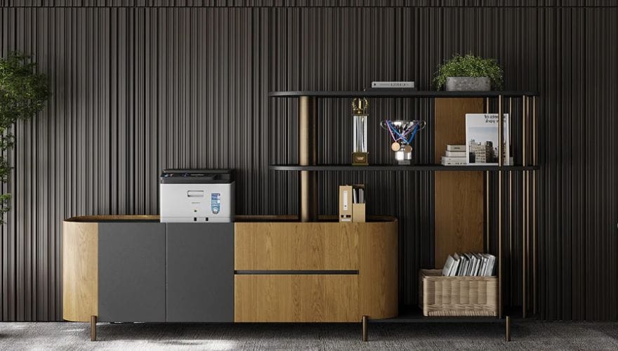 wooden storage cabinet