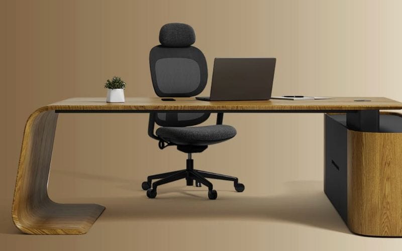 an office setup done for remote work
