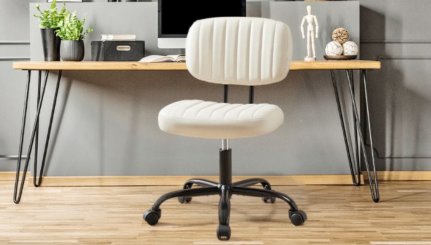 Cross-legged ADHD chair with a wide seat