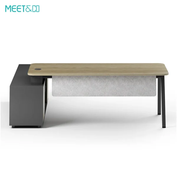 Linora B L-Shaped Executive Desk Gallery One