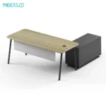 Mesa executiva em formato de L Linora B Gallery Six