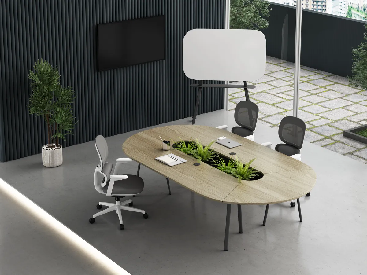 Linora B Oval Conference Table Scene Graph 1