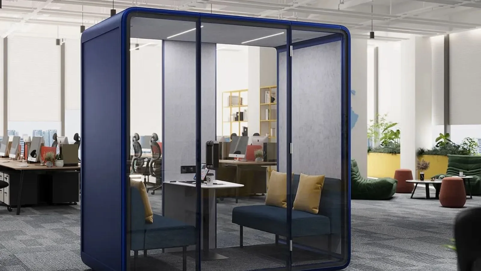 cápsulas de escritório meet&co