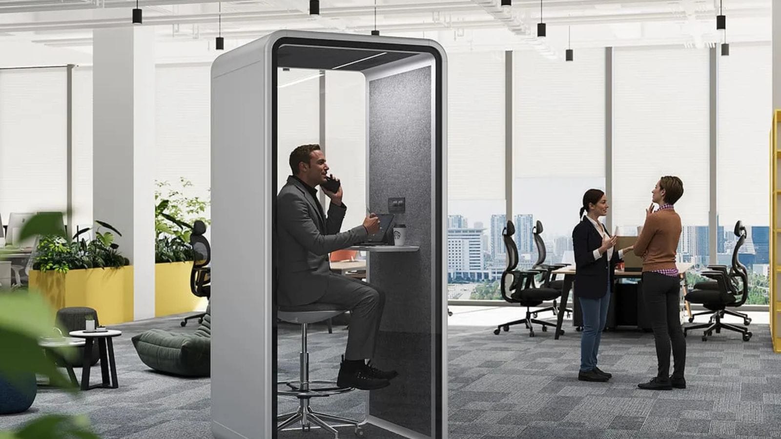 Soundproof Office Pod
