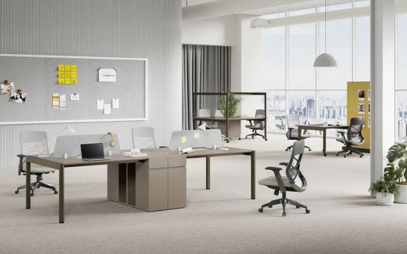Style Ergonomic Office Chair Without Wheels