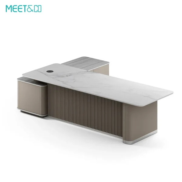 BOAO B L-Shaped Executive Desk Gallery One