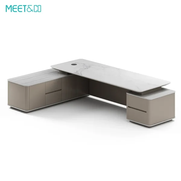 BOAO B L-Shaped Executive Desk Gallery Two
