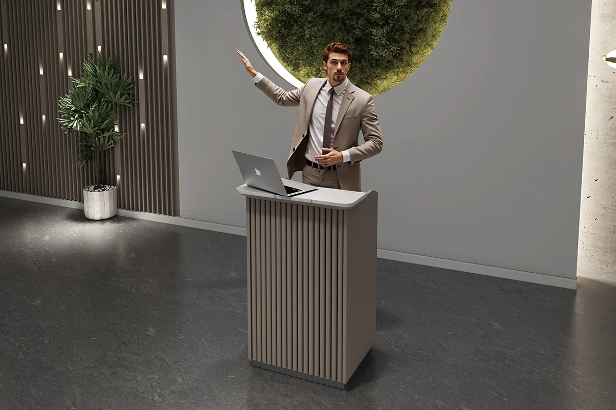 BOAO B Podium Table Scene Image Two