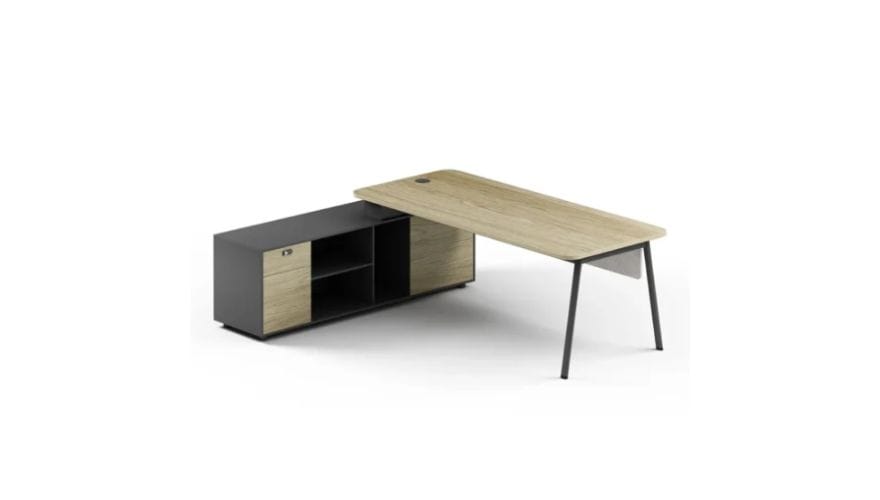Meet&Co Linora L-Shaped Executive Desk