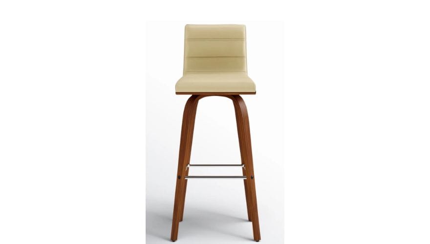Biance Solid Wood Swivel Bar & Counter Stool