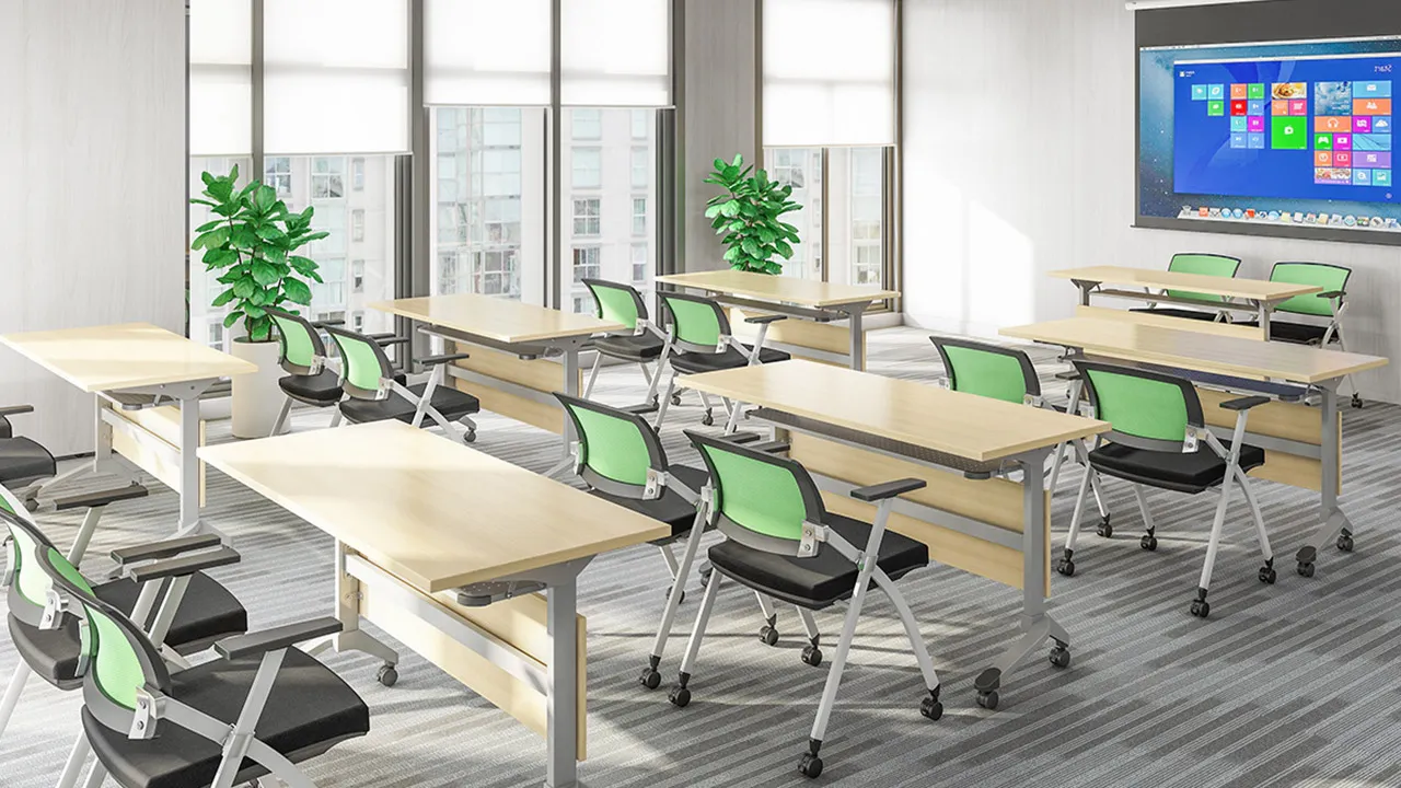 Meet&Co Modular Training Table with Wheels Sceen Image Two