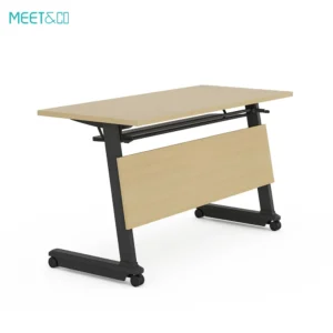 Meet&Co Wood Training Table with Wheels
