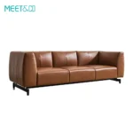 Modern Rose Leather Sofa Gallery 1
