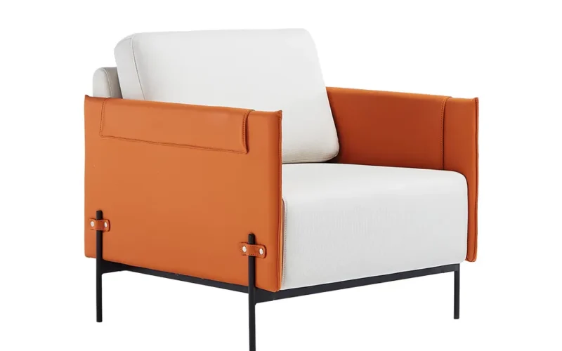 Rose Leather Lounge Sofa Gallery 4