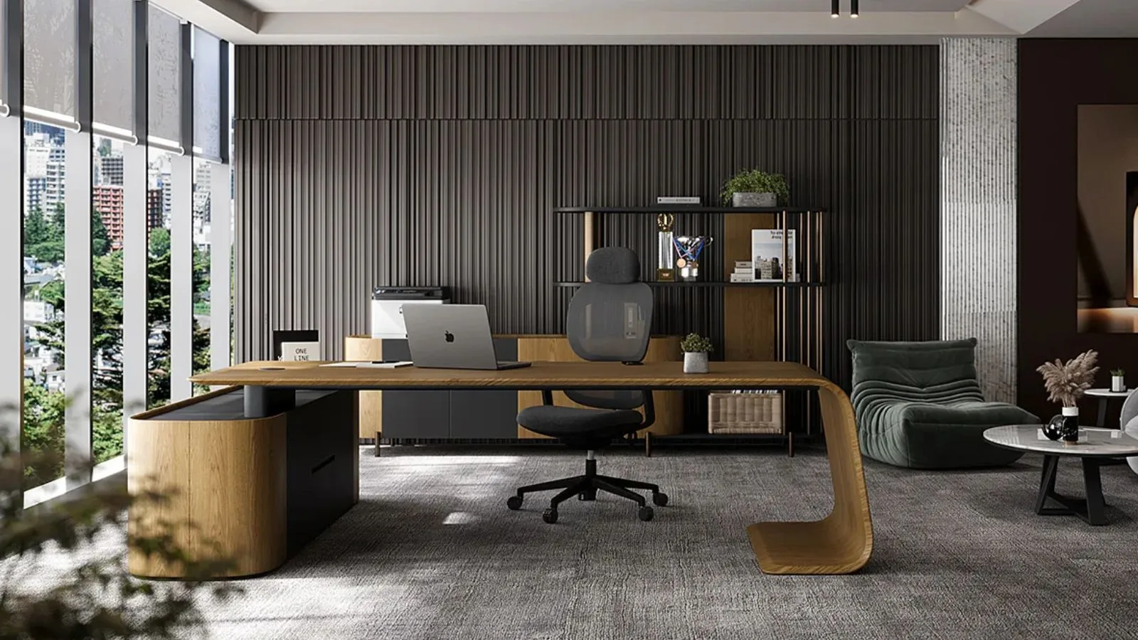 Mesa executiva para escritório em casa