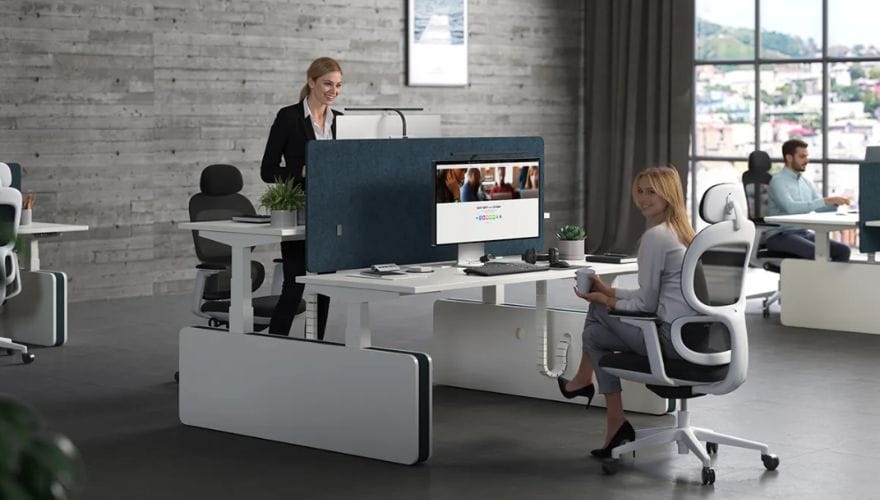 Liftdesk Height Adjustable 2-Person Workstation