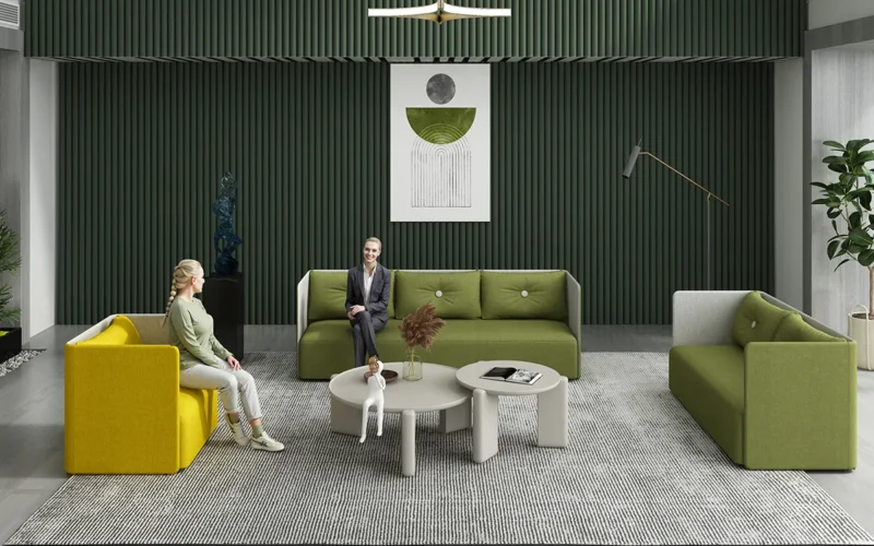 ENJOY Low-Back Partition Sofa (1/2/3-Seater) Sceen Image 2