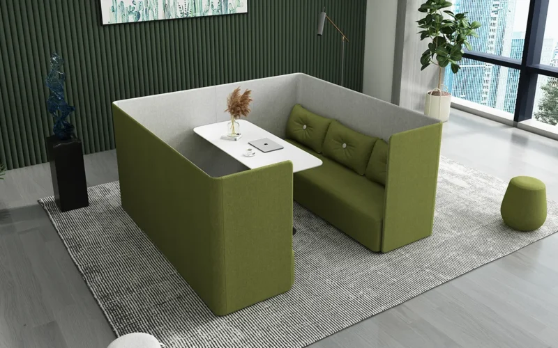 ENJOY 3-Seater Partition Sofa With Conversation Table Sceen Image 3