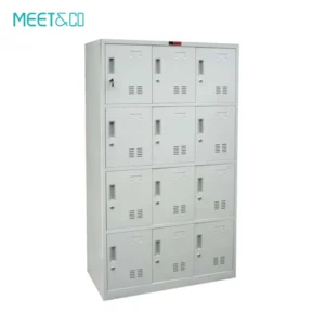 12-Door Metal Storage Cabinet