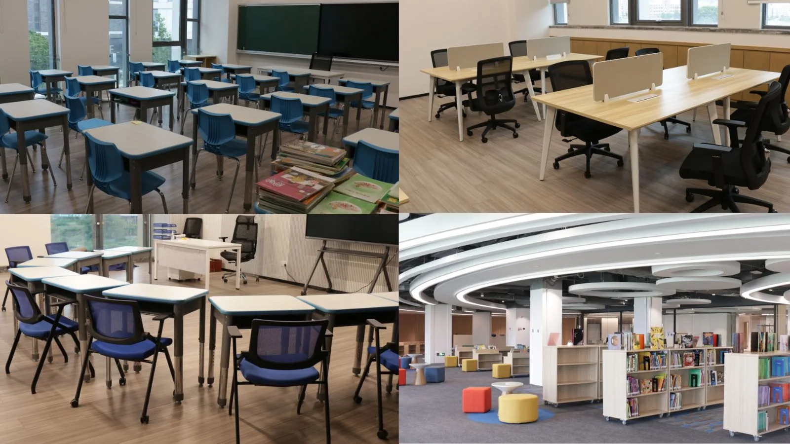 Projetos de mobiliário escolar da Meet&Co Furniture