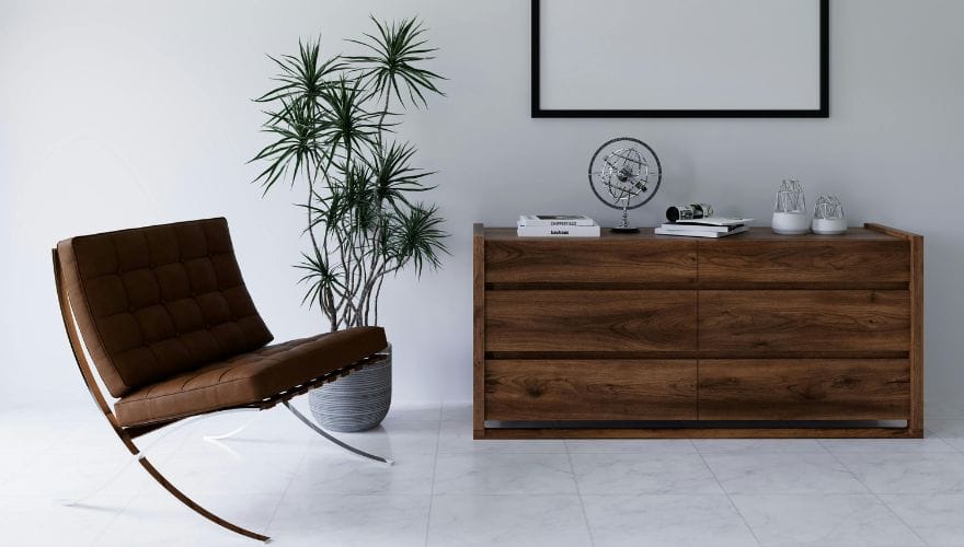 Modern Wood Credenza