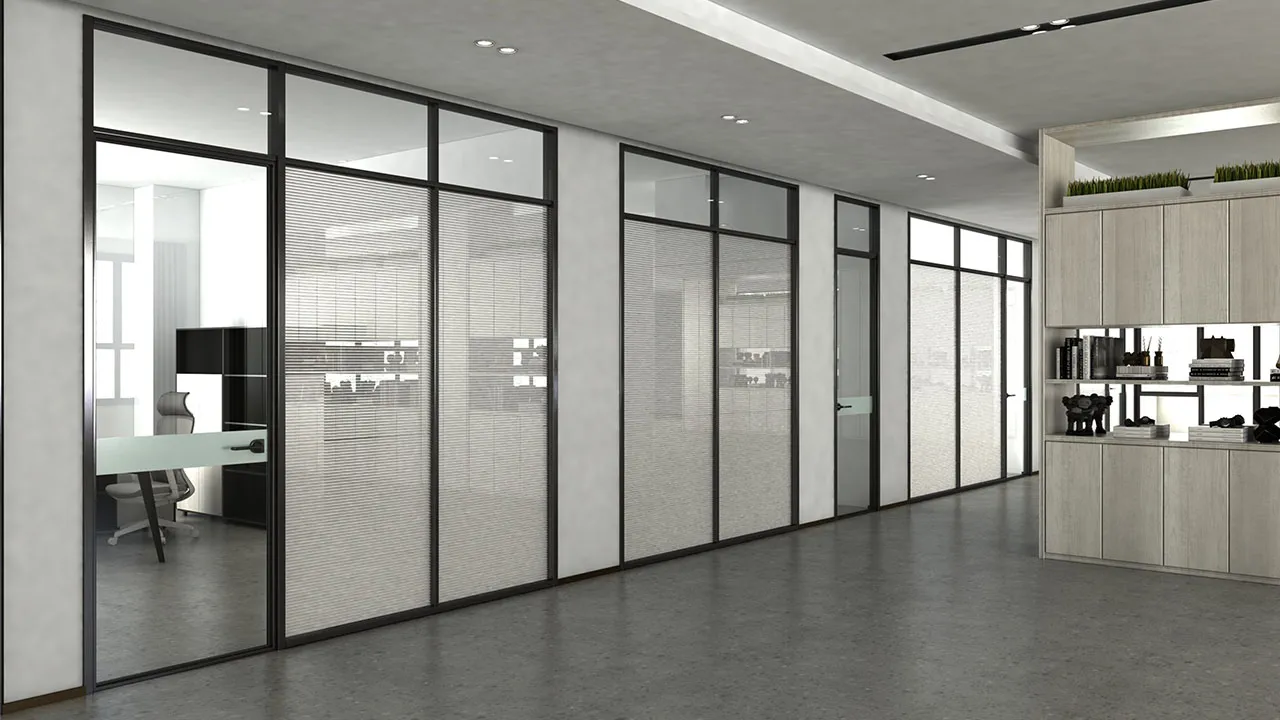 glass office partitions
