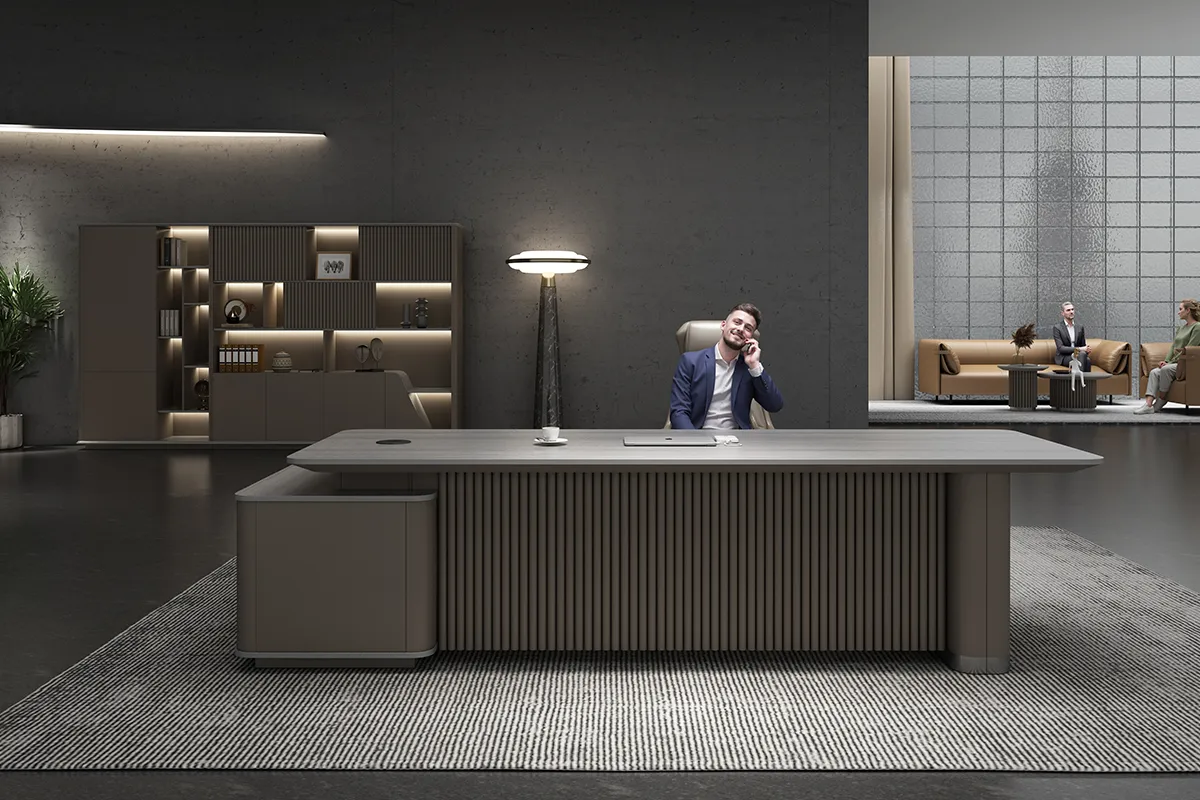 BOAO A L-Shaped Executive Desk