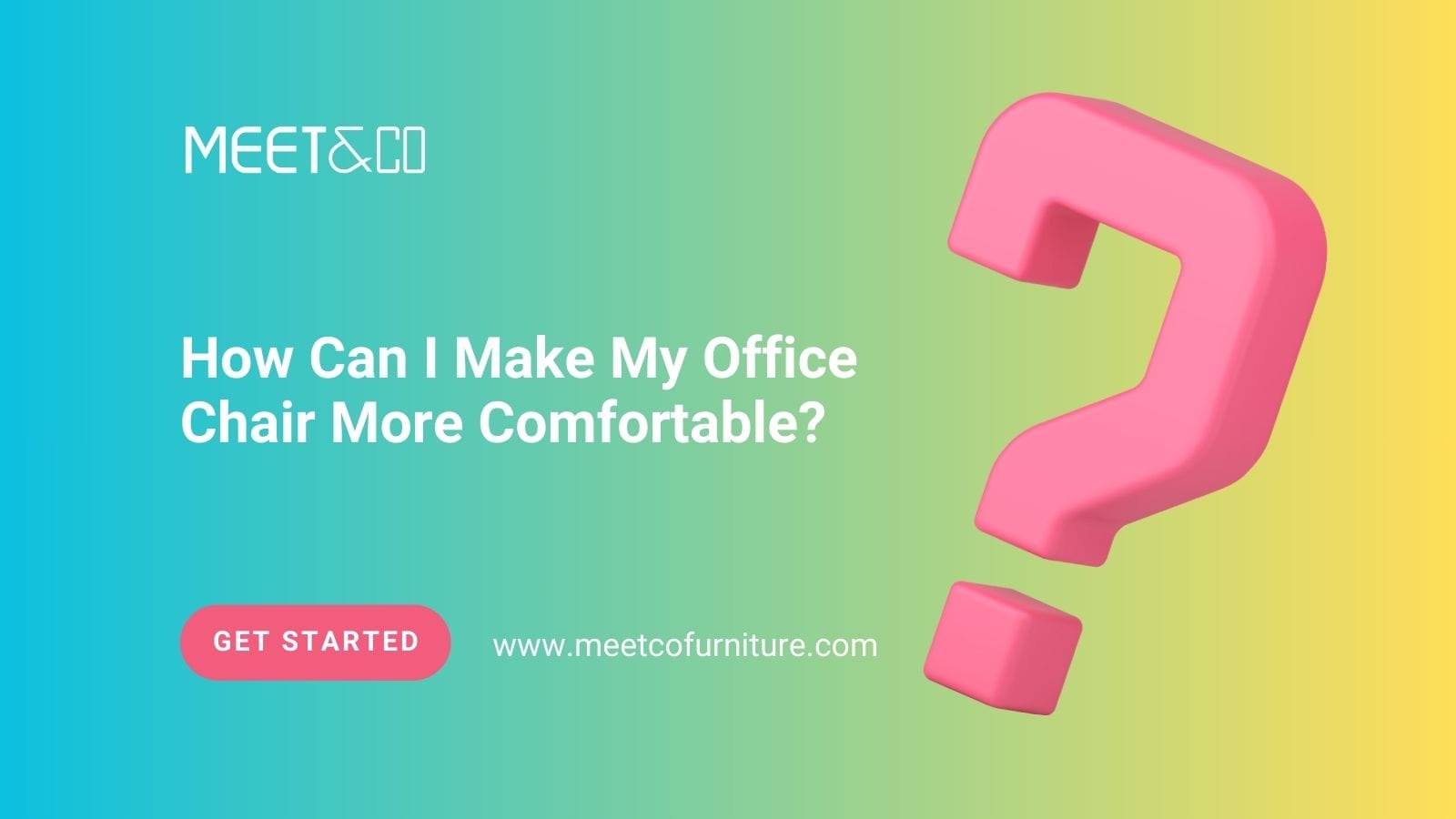 How can I make my office chair more comfortable