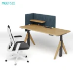 Sendi E Standing Desk with Corner Shelf