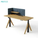 Sendi E Standing Desk with Corner Shelf