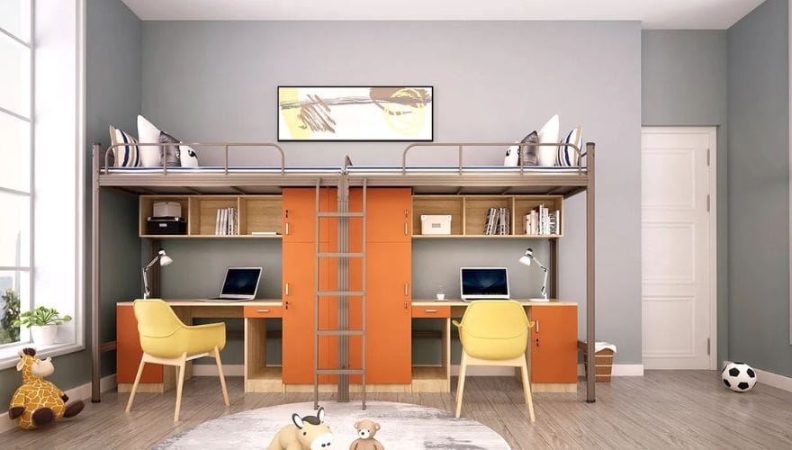Taschen Metal Frame Bunk Bed