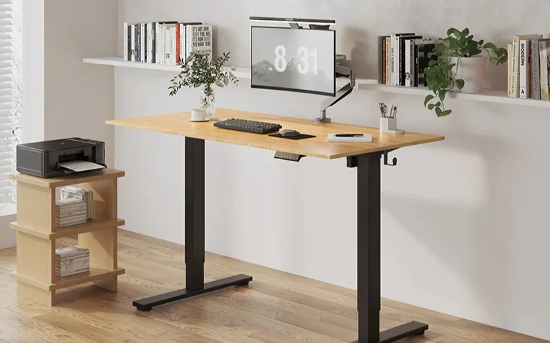 Melhor mesa ajustável em altura com ótimo custo-benefício - Mesa de pé Flexispot E2