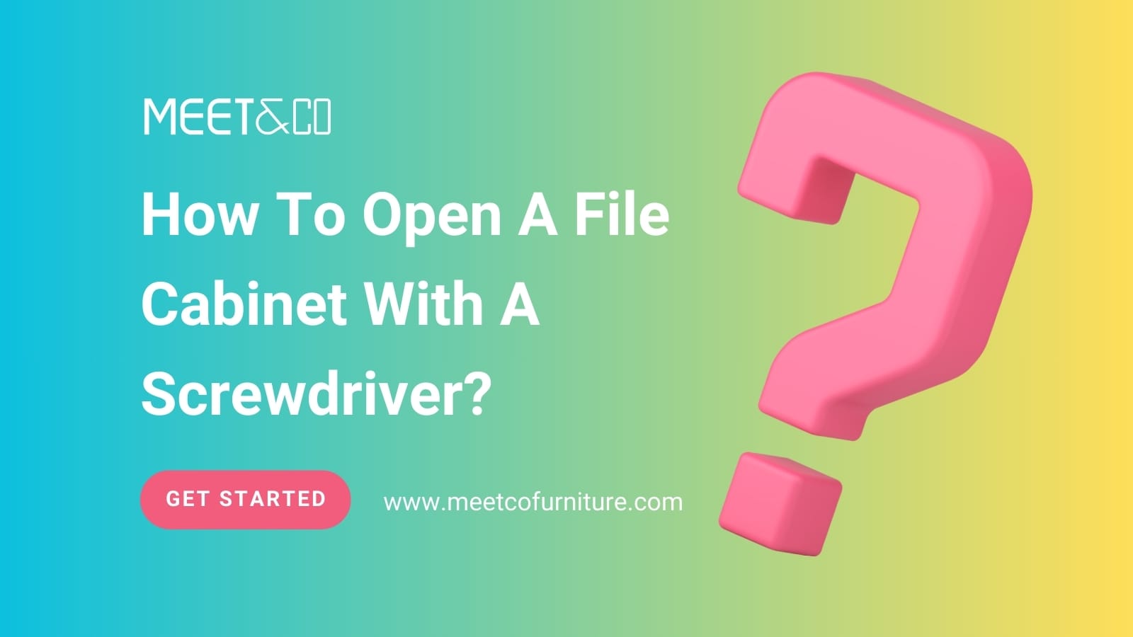 How To Open A File Cabinet With A Screwdriver?