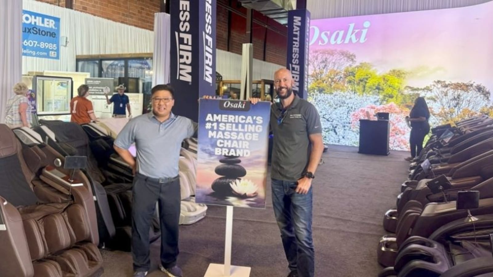 Osaki and Mattress firm home shows