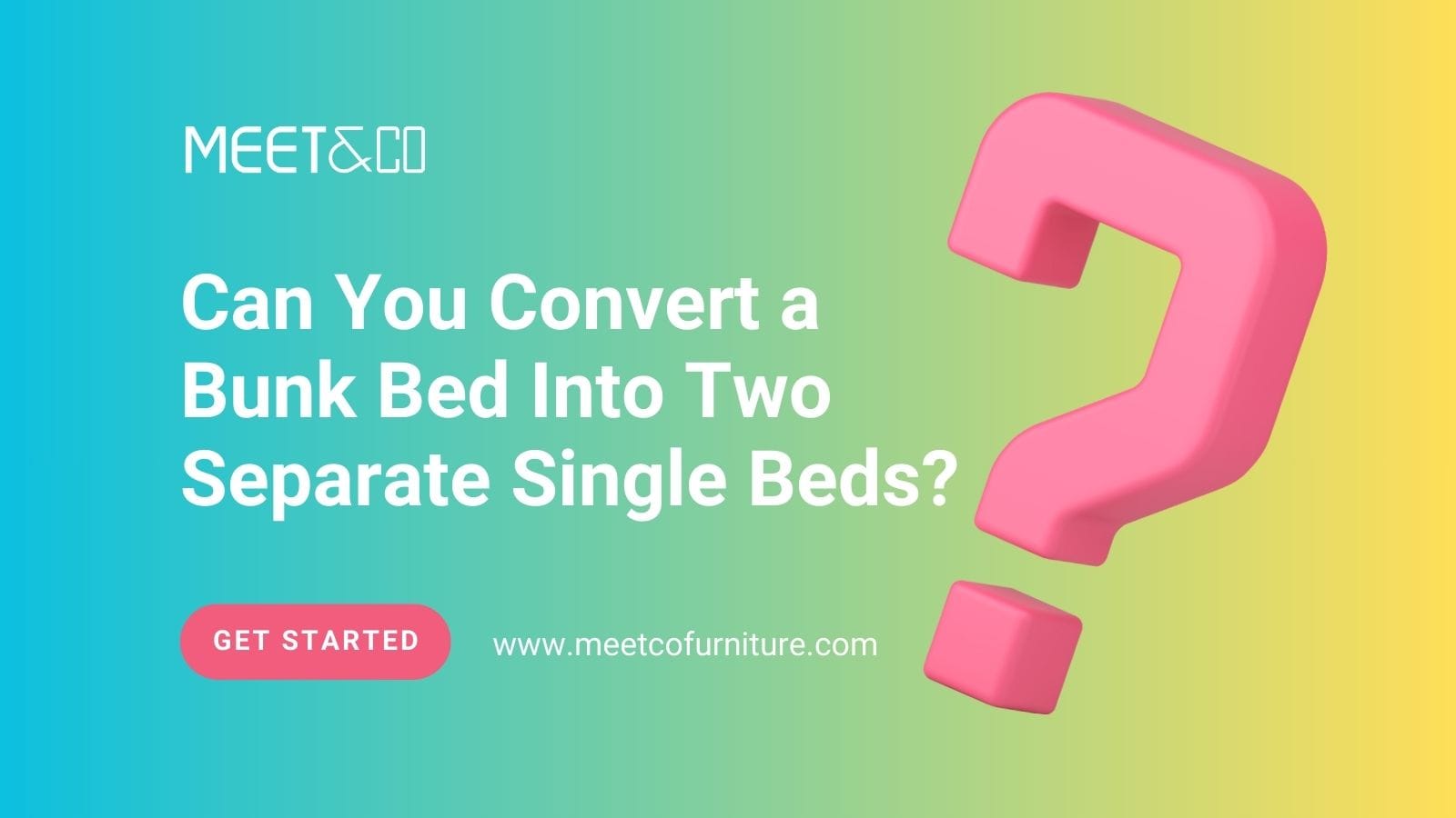 convert a bunk bed